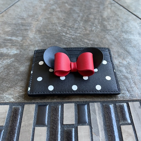disney x kate spade new york other minnie mouse cardholder - Picture 2 of 16